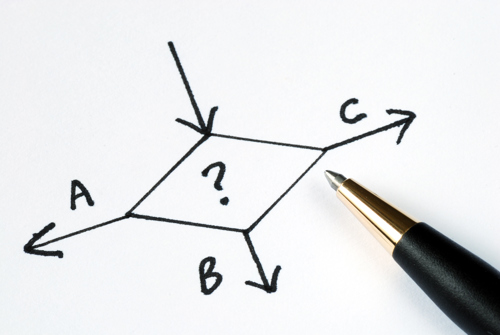 Decision point with multiple branches