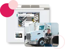 A SimTutor Author trucking simulation
